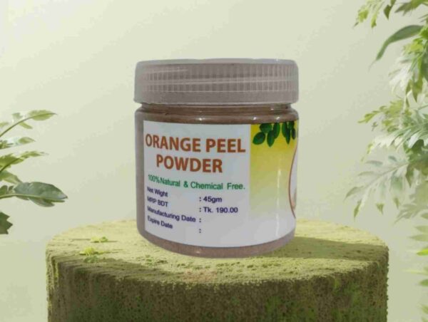 organic orange peel powder